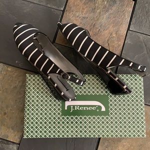 J. Renee Women’s 10 1/2 Wide Slingback’s